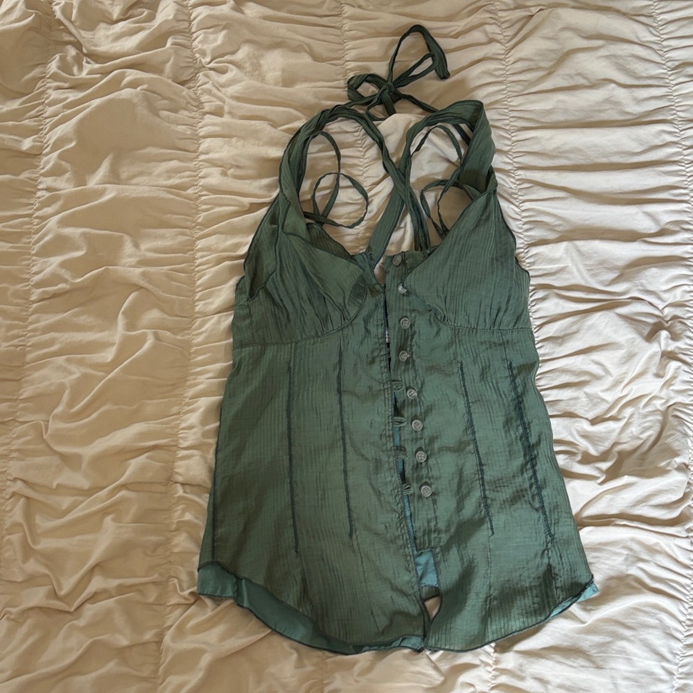 Chic Green Tank Top for Women